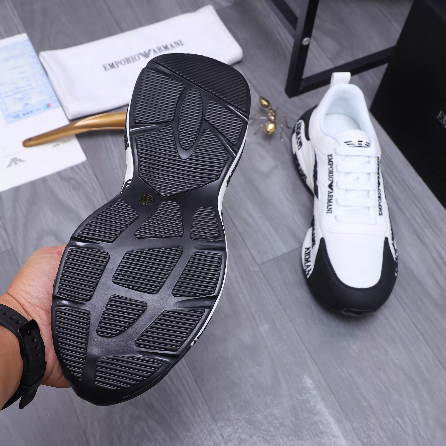 Armani Casual Shoes For Men Durable 1194