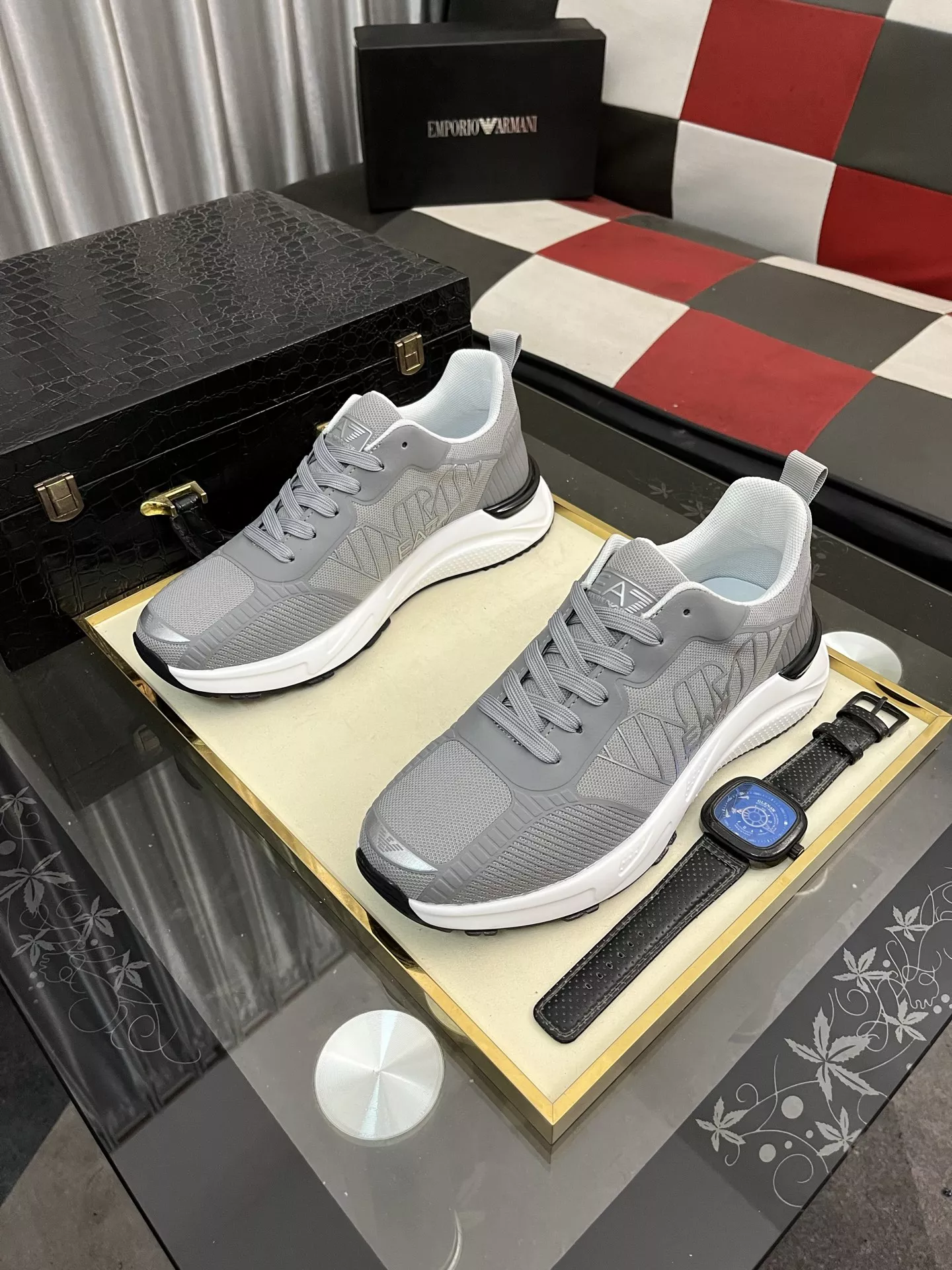 Armani Casual Shoes For Men Durable 5144