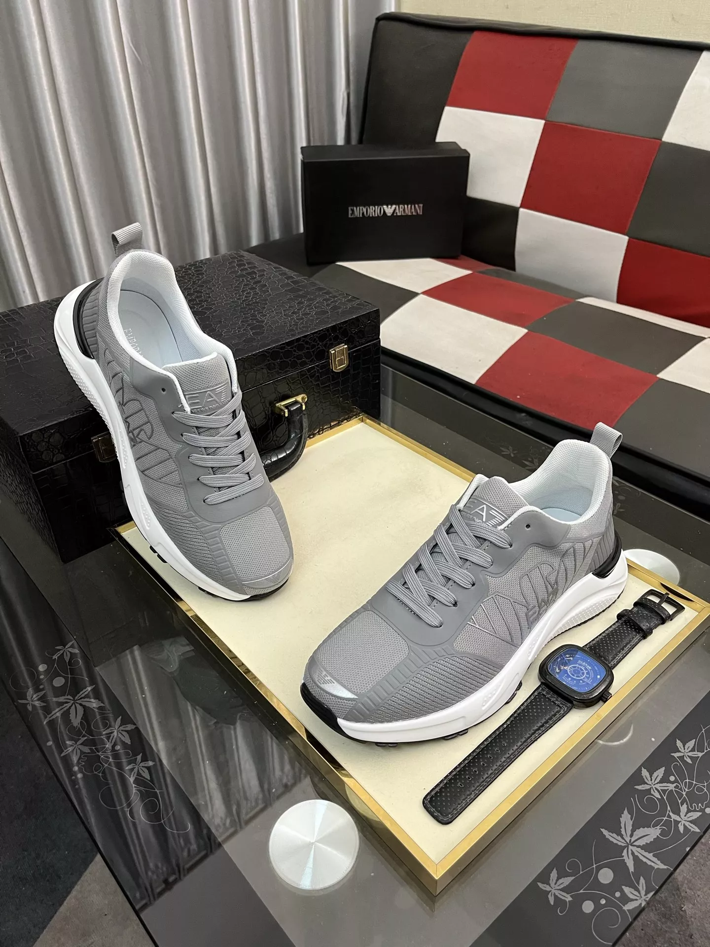 Armani Casual Shoes For Men Durable 5144