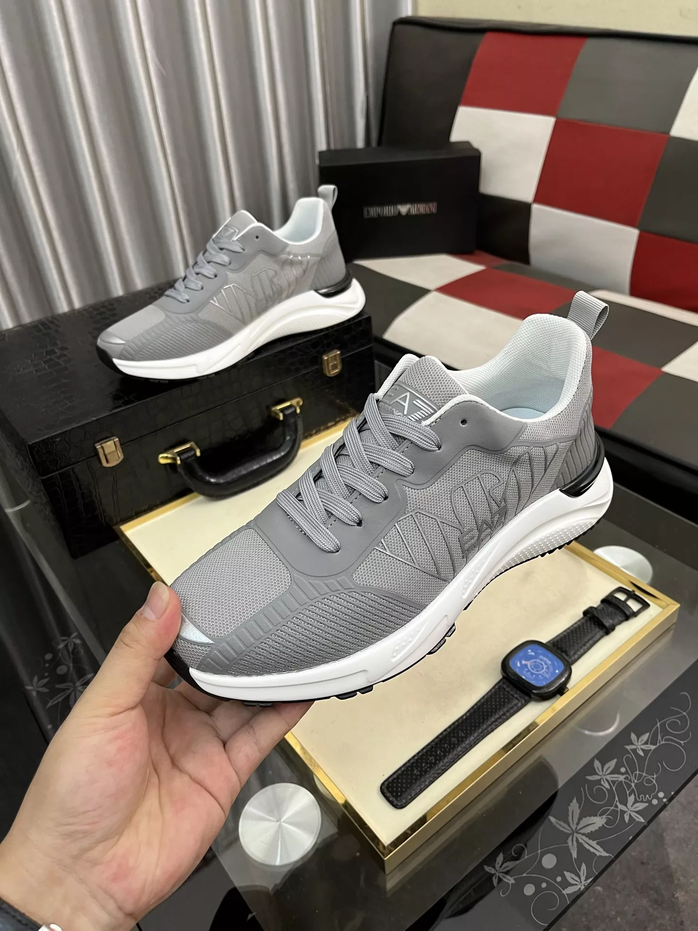 Armani Casual Shoes For Men Durable 5144