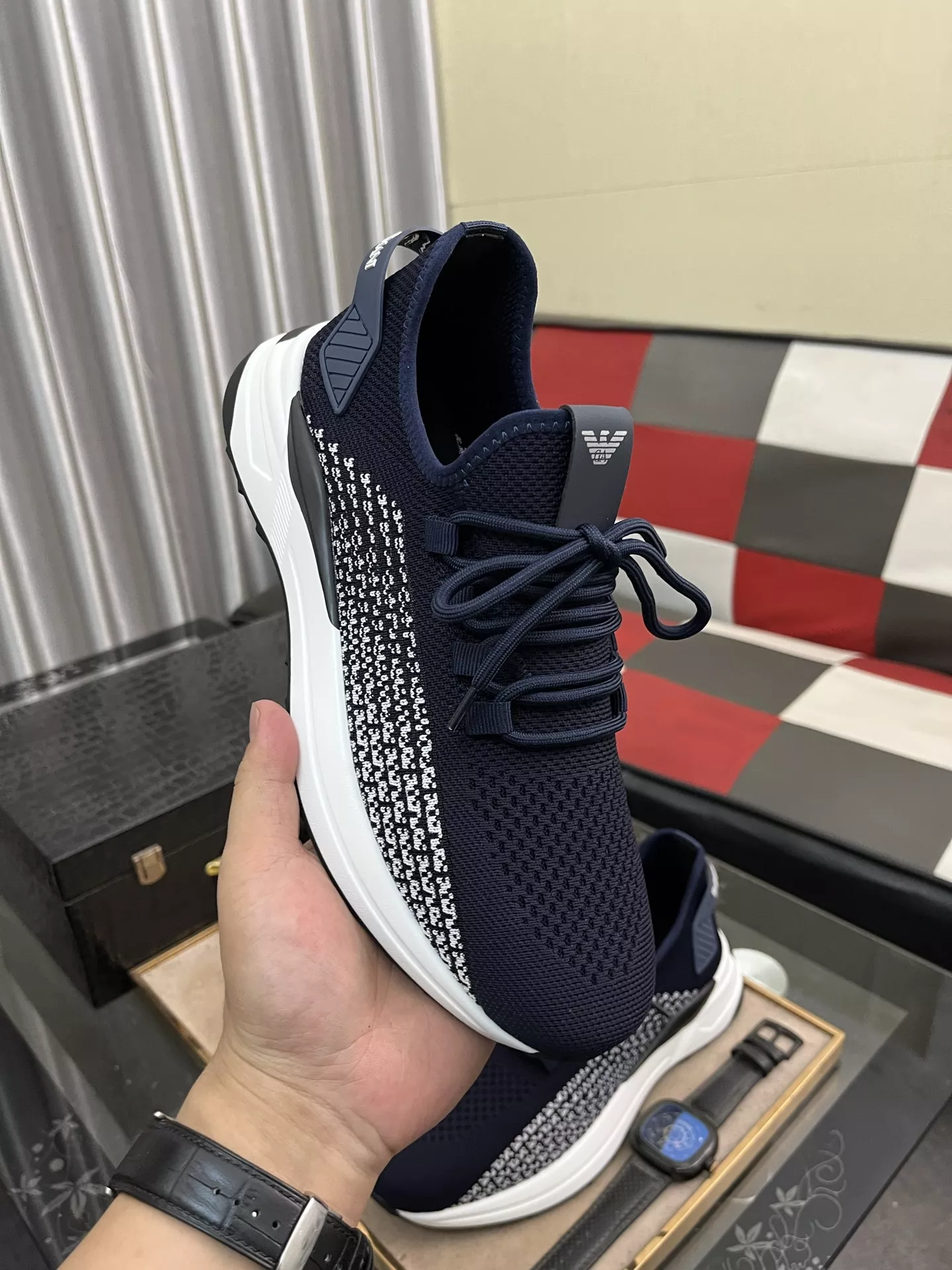 Armani Casual Shoes For Men Durable 8267