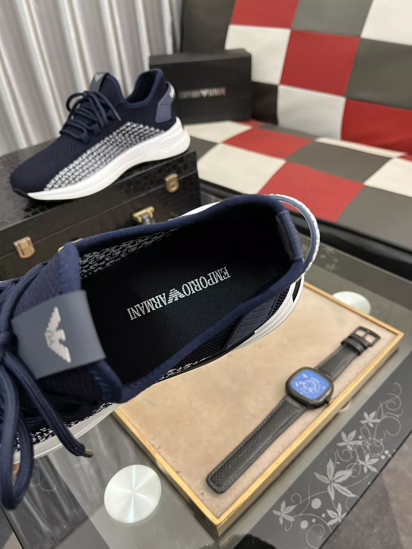 Armani Casual Shoes For Men Durable 8267