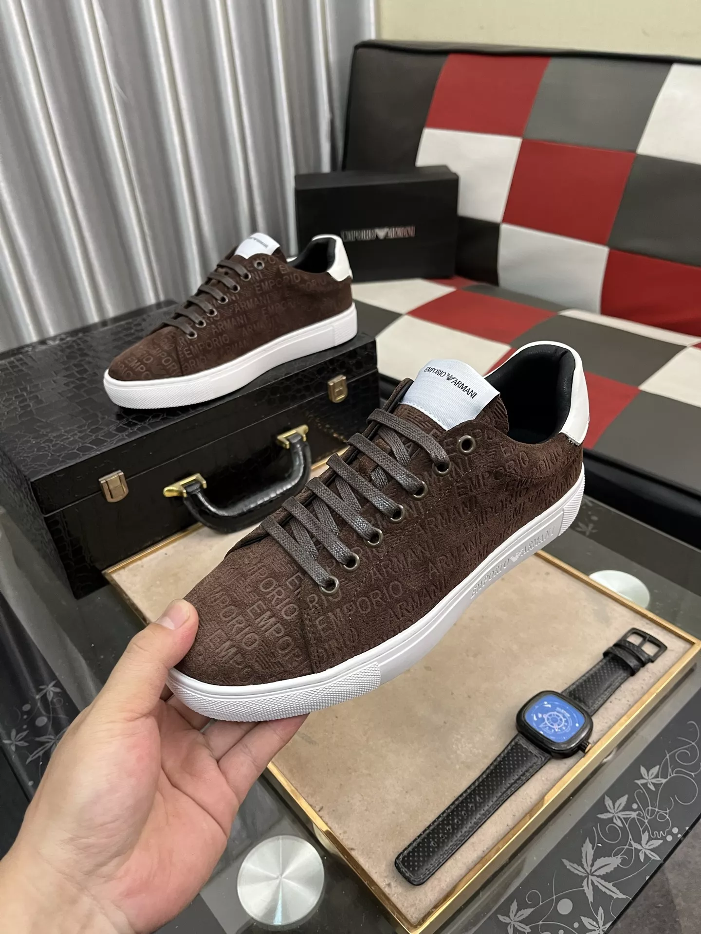 Armani Casual Shoes For Men Popular 7536