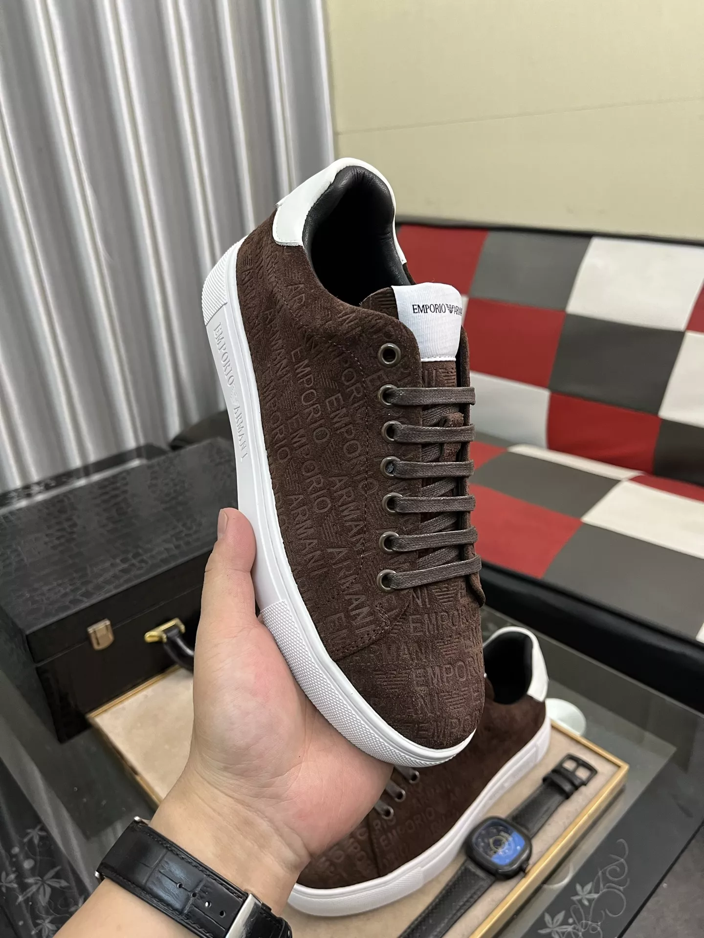 Armani Casual Shoes For Men Popular 7536