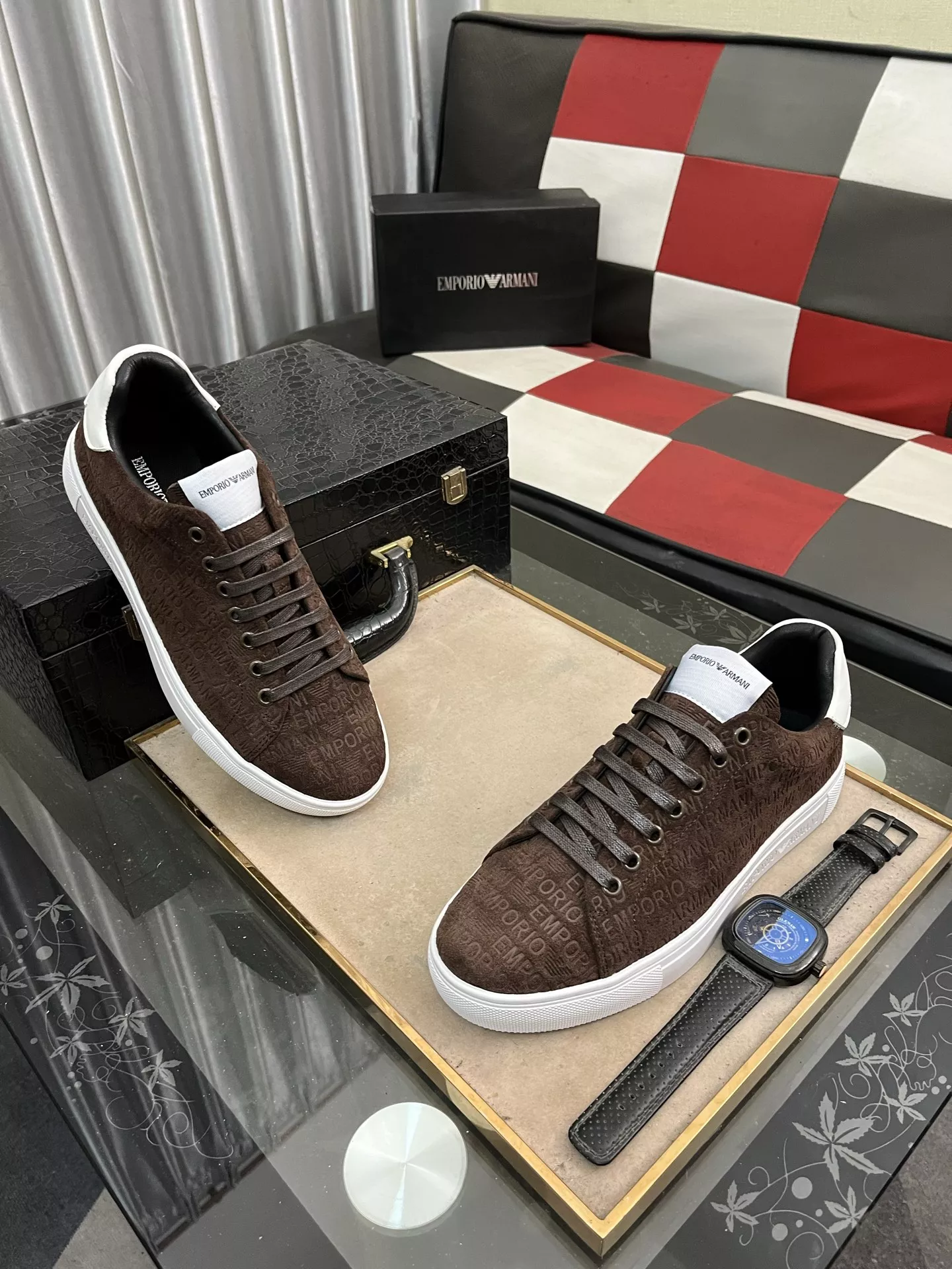 Armani Casual Shoes For Men Popular 7536