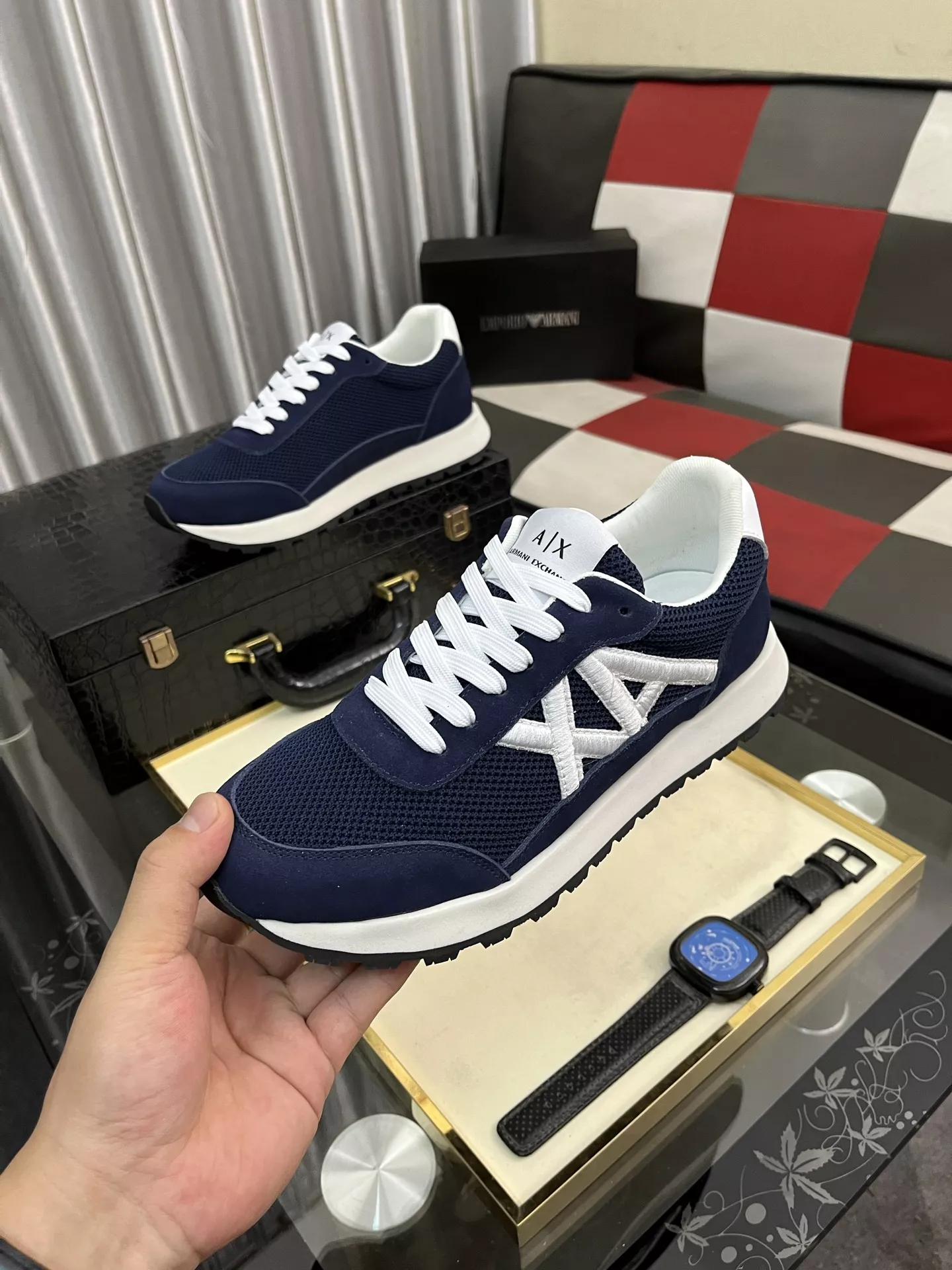 Armani Casual Shoes For Men Sleek 7966
