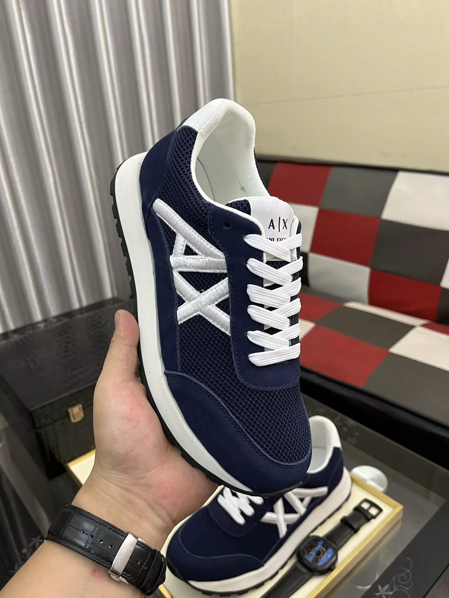 Armani Casual Shoes For Men Sleek 7966