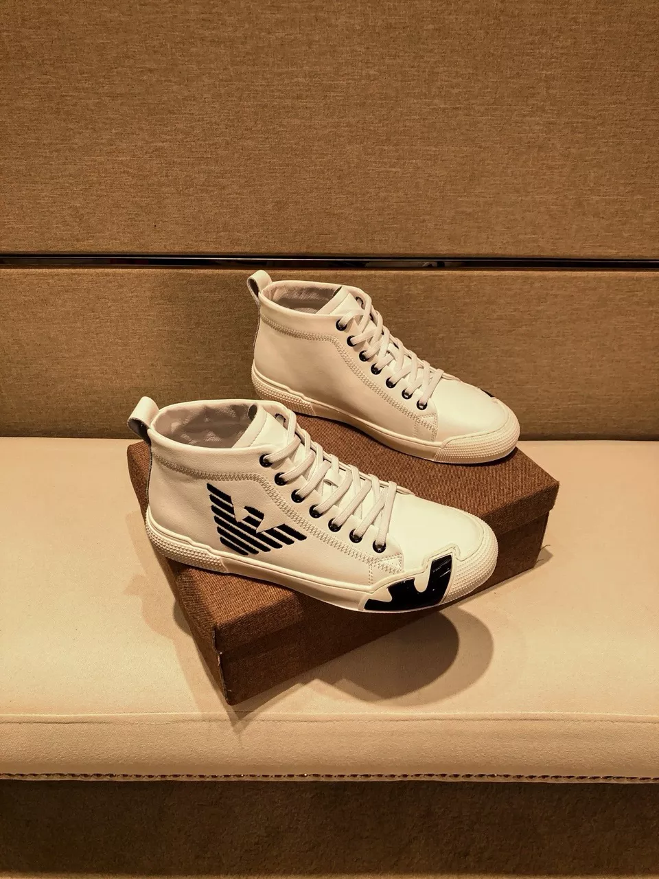Armani High Tops Shoes For Men Modern 1551