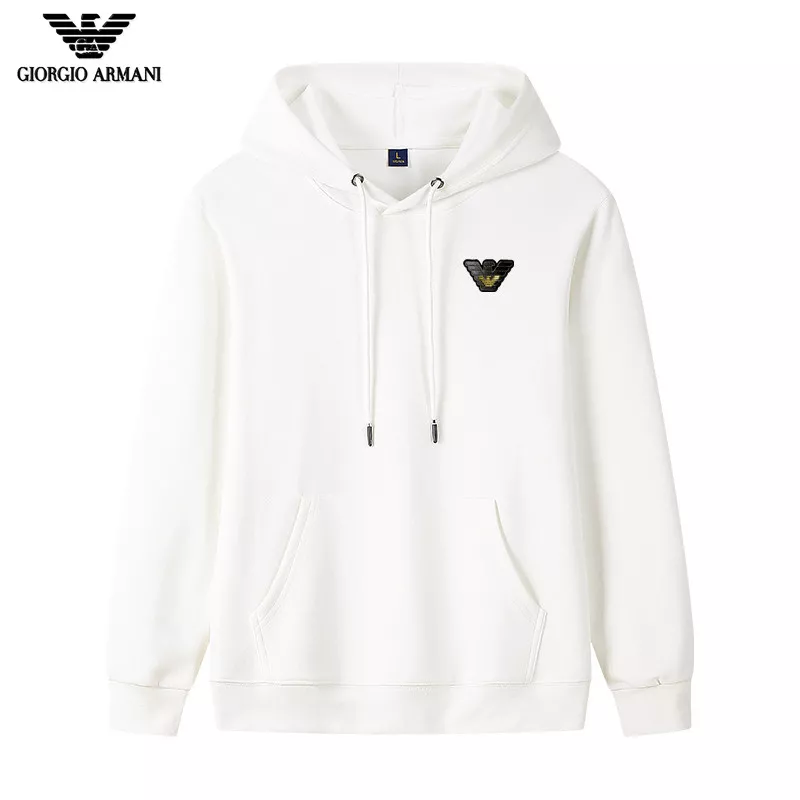 Armani Hoodies Long Sleeved For Men Bold 1059