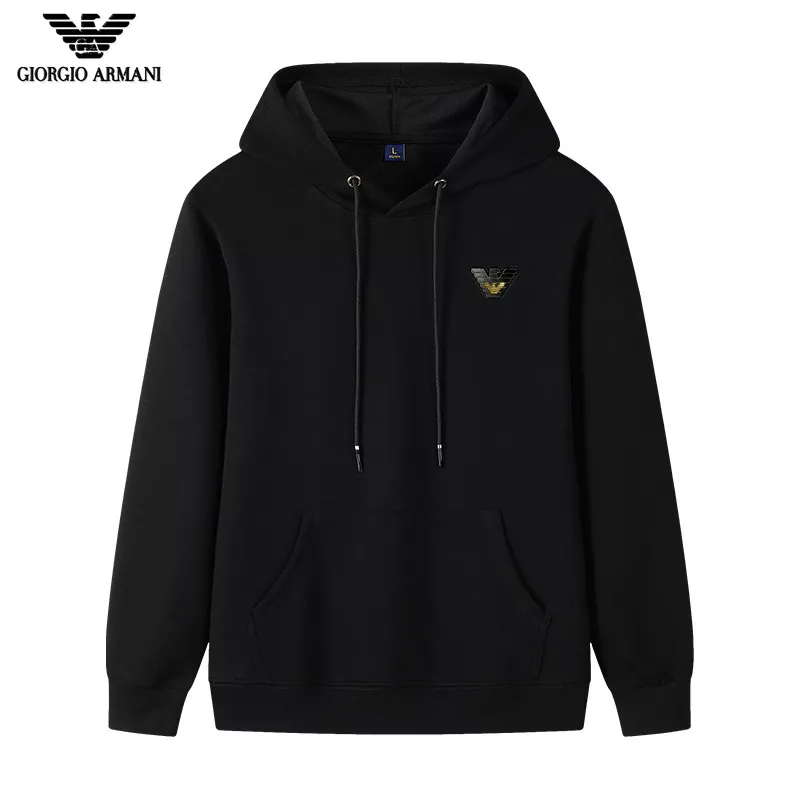 Armani Hoodies Long Sleeved For Men Bold 6324