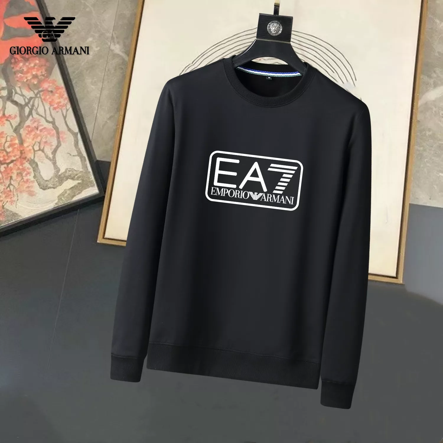 Armani Hoodies Long Sleeved For Men Soft 3429