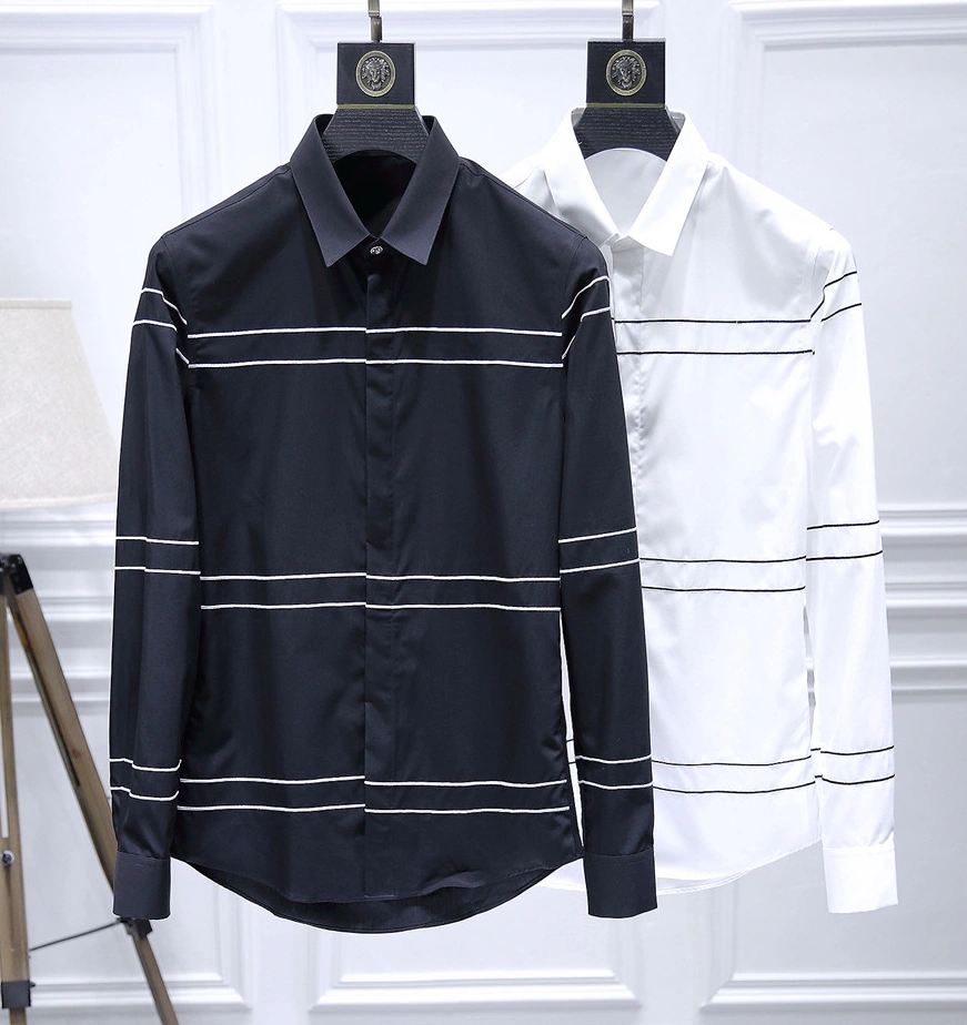 Armani Shirts Long Sleeved For Men Classic 5812