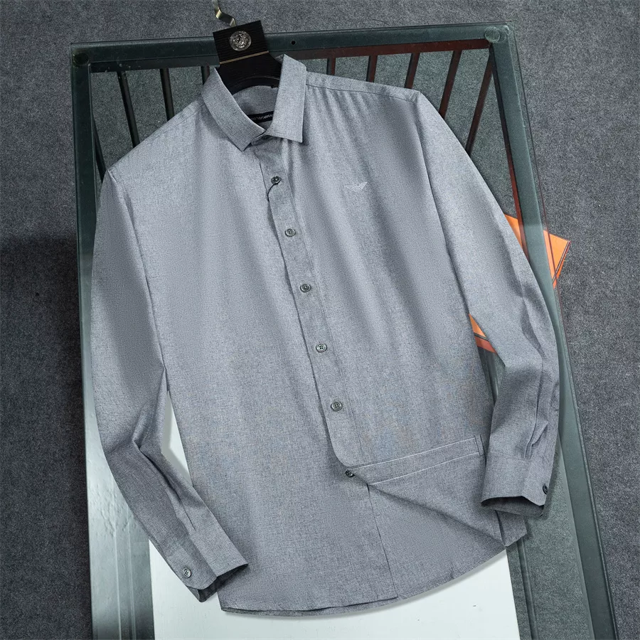 Armani Shirts Long Sleeved For Men DailyWear 6189