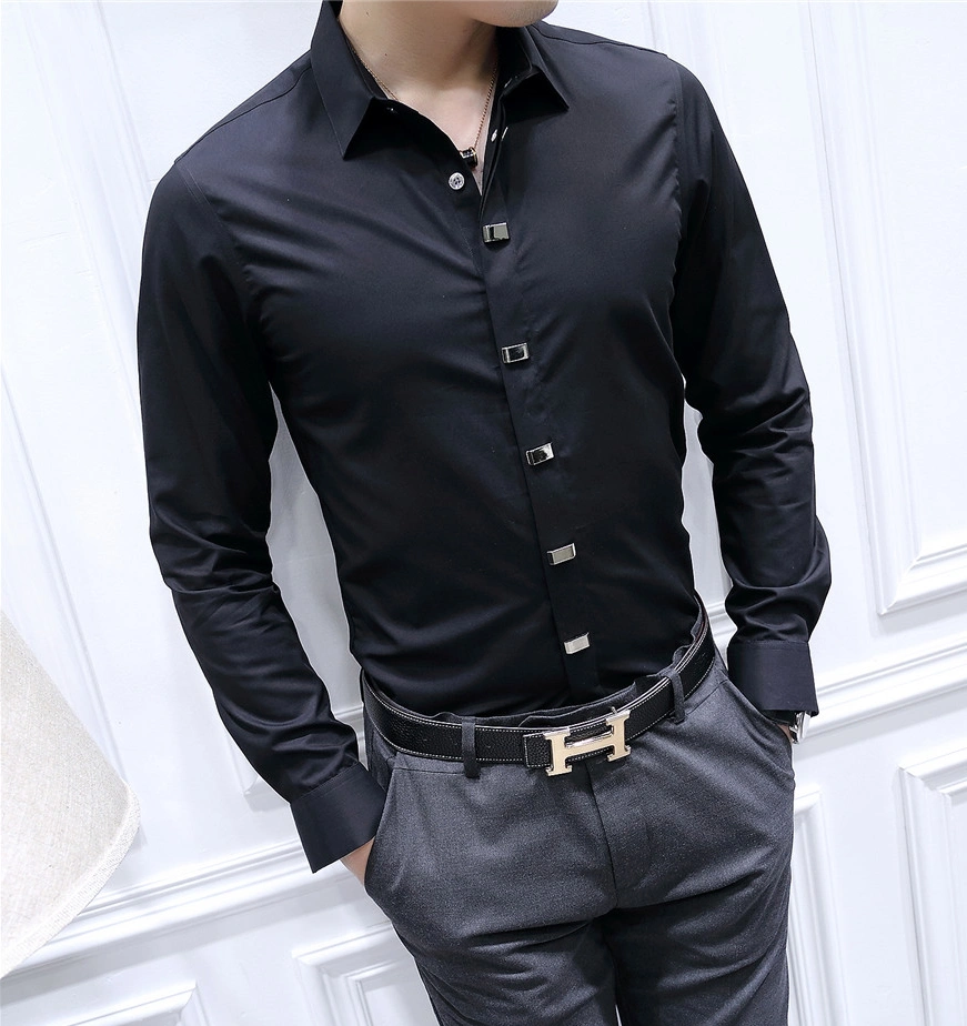 Armani Shirts Long Sleeved For Men Durable 539