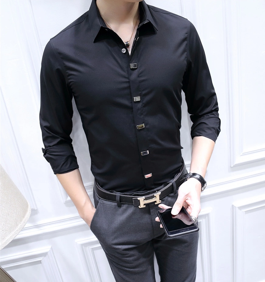 Armani Shirts Long Sleeved For Men Durable 539