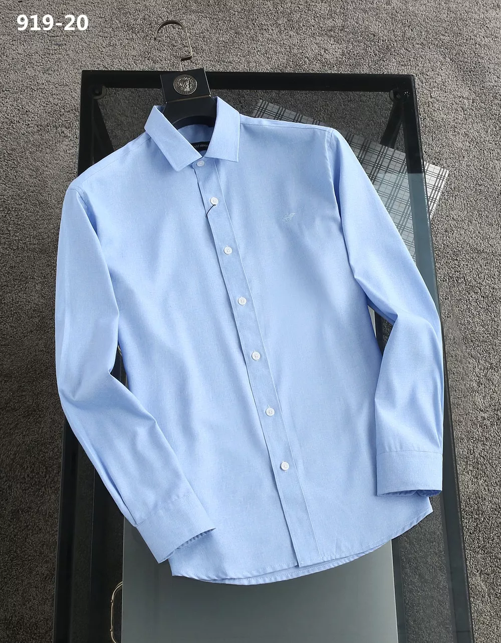 Armani Shirts Long Sleeved For Men Versatile 7845
