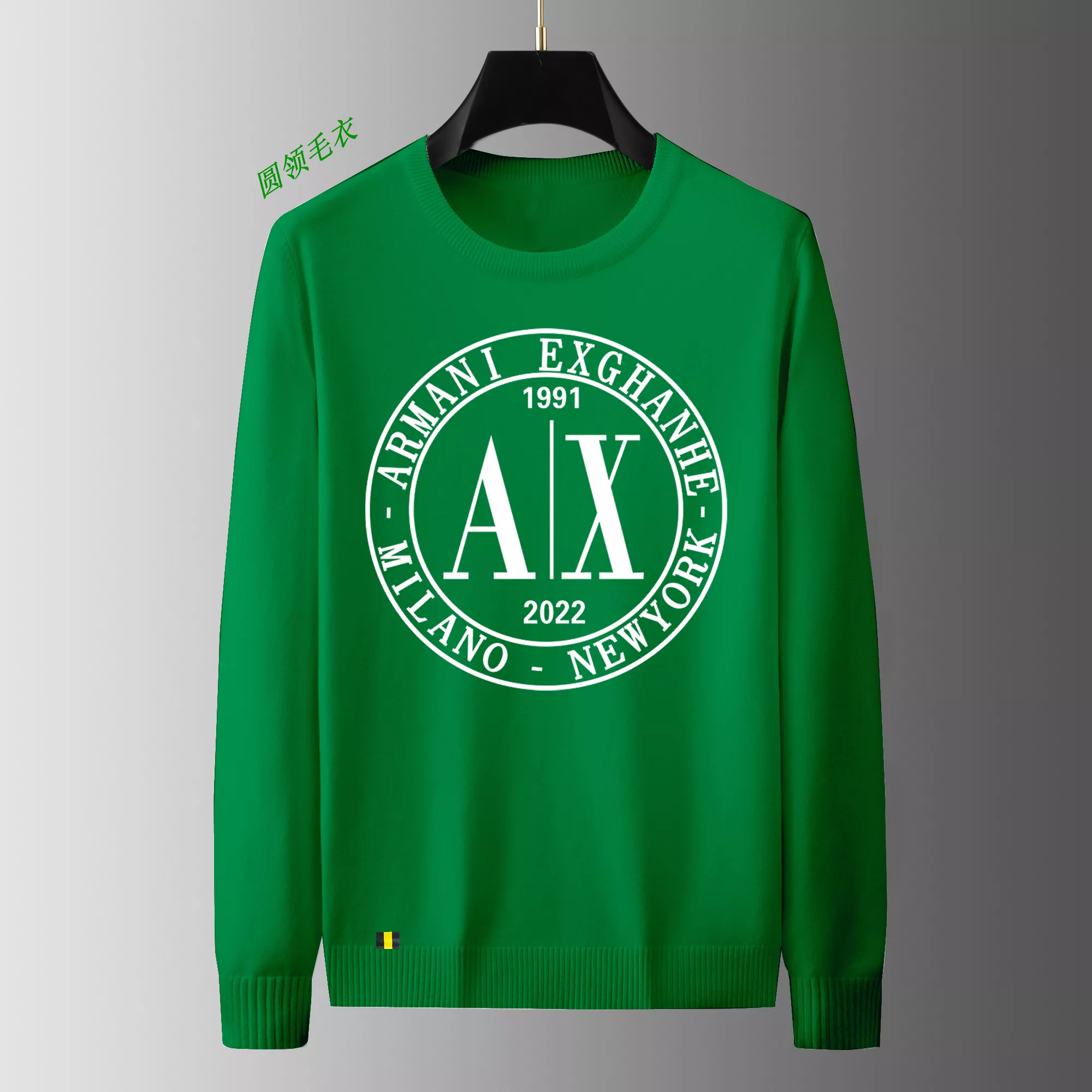 Armani Sweater Long Sleeved For Men Trendsetting 1542