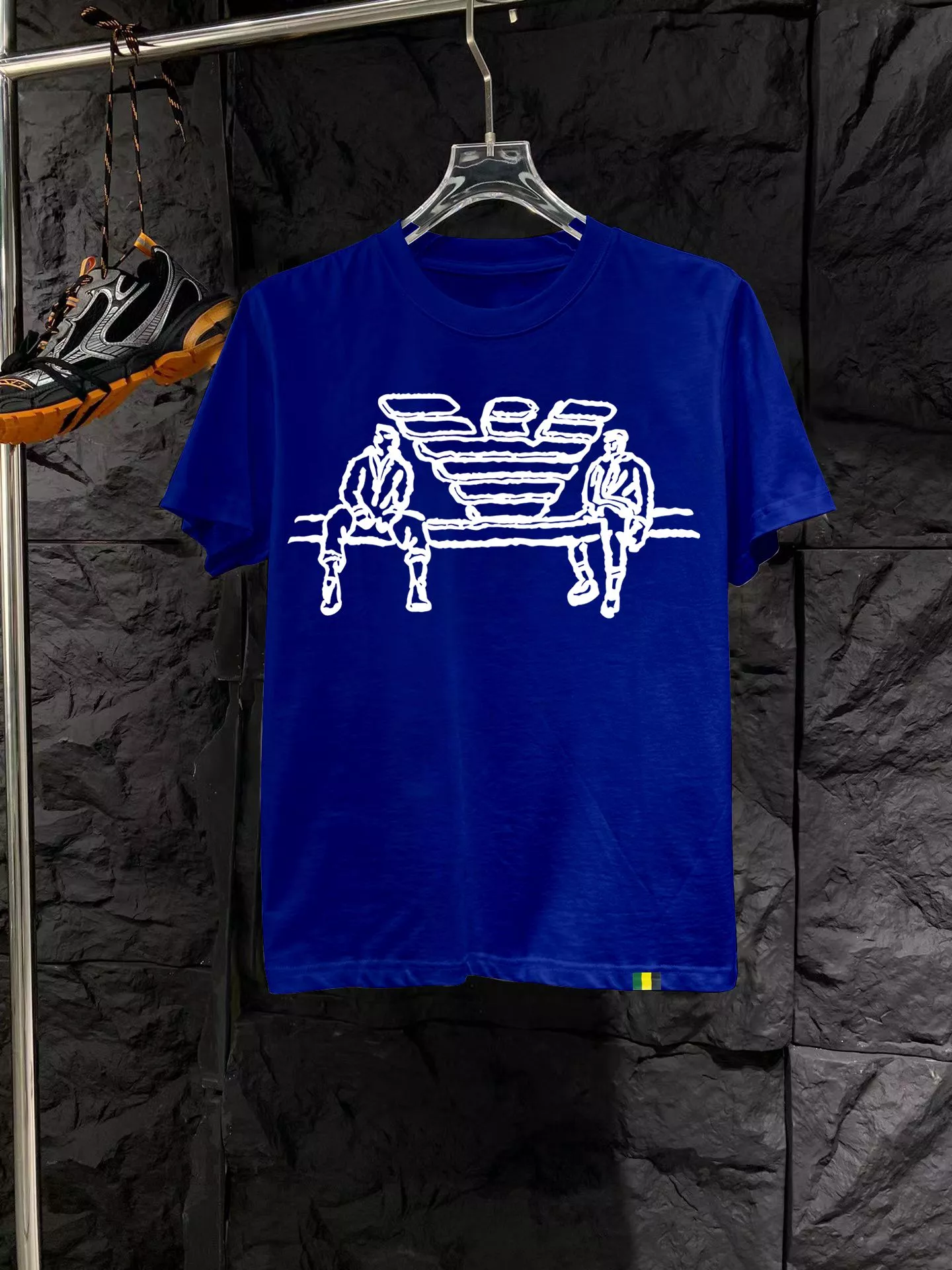 Armani T-Shirts Short Sleeved For Men Affordable 9870