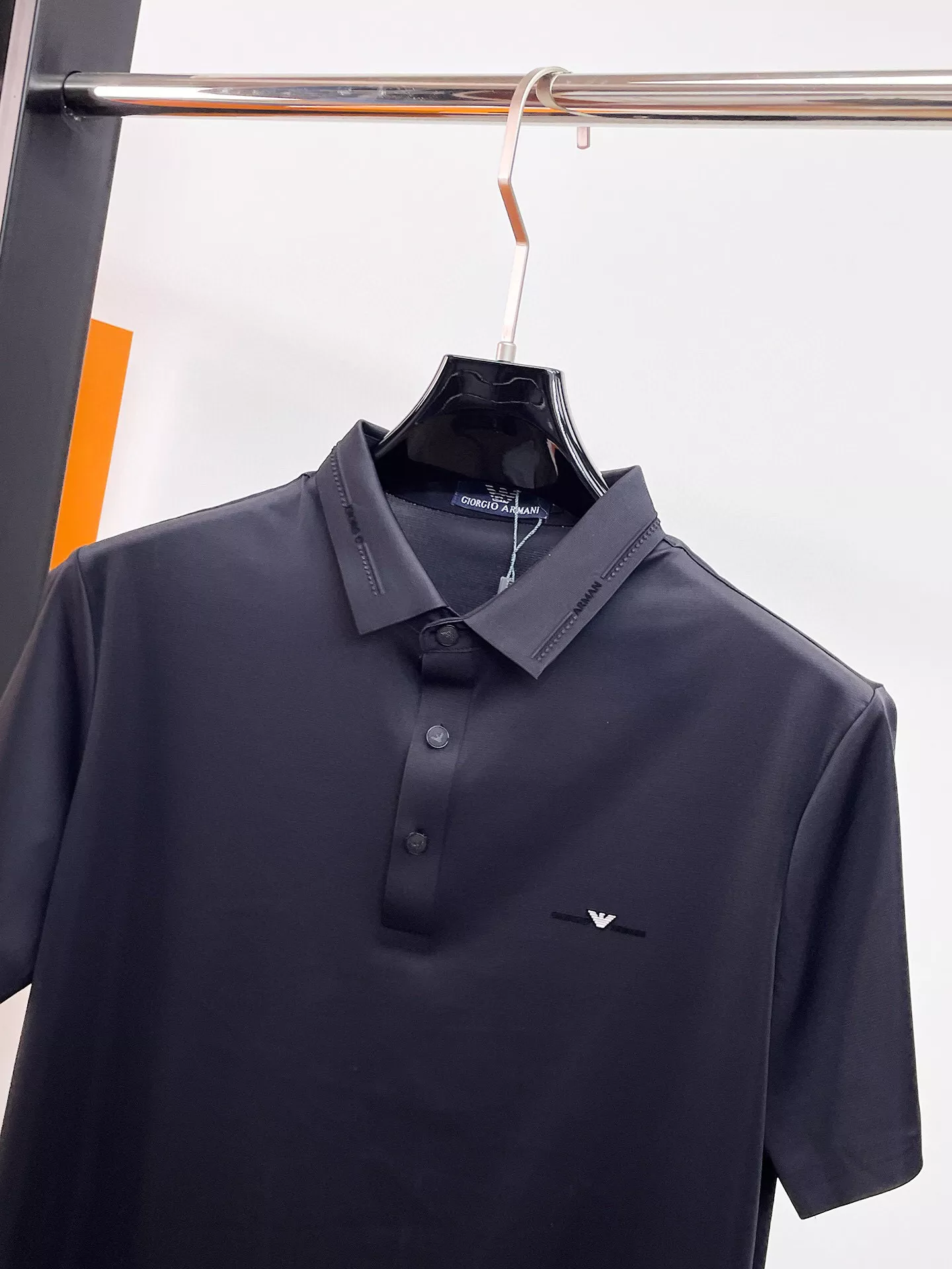 Armani T-Shirts Short Sleeved For Men Cozy 2692