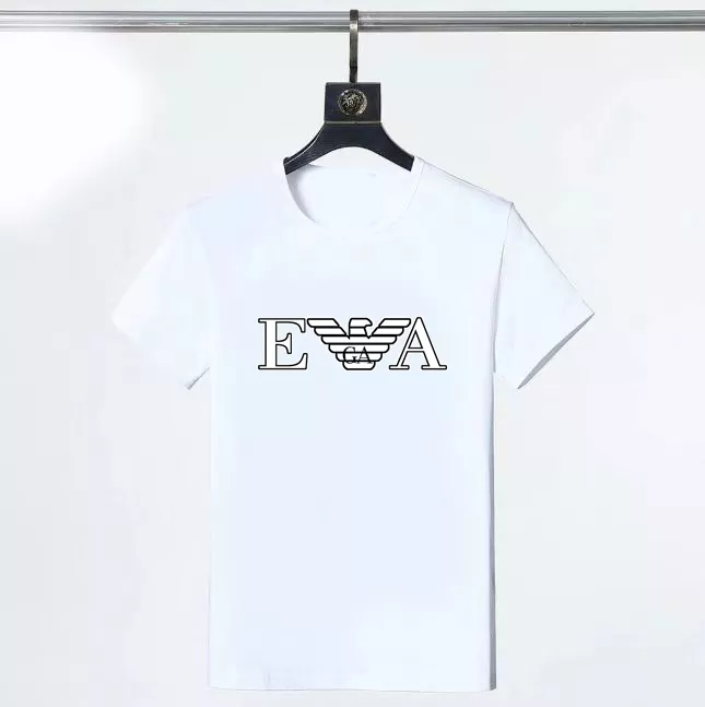 Armani T-Shirts Short Sleeved For Men Durable 1307