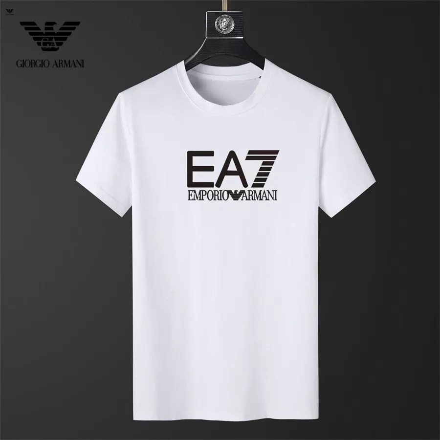 Armani T-Shirts Short Sleeved For Men EasyMatch 757