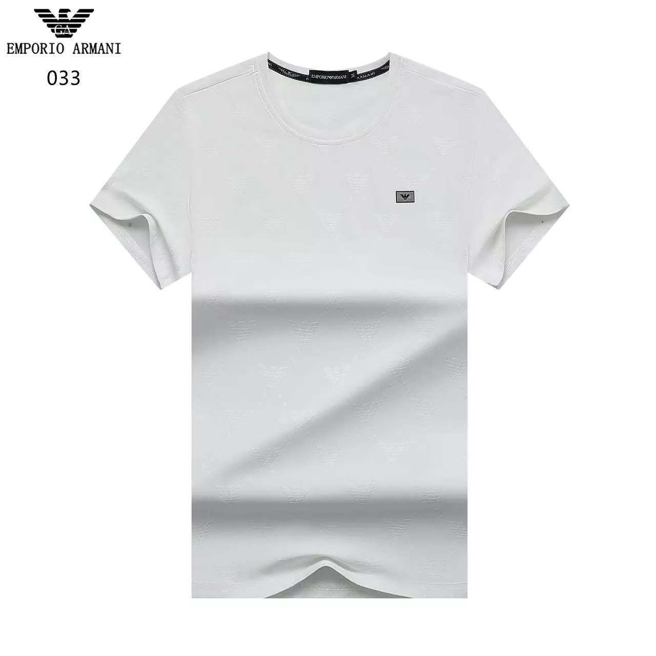 Armani T-Shirts Short Sleeved For Men Elegant 5517