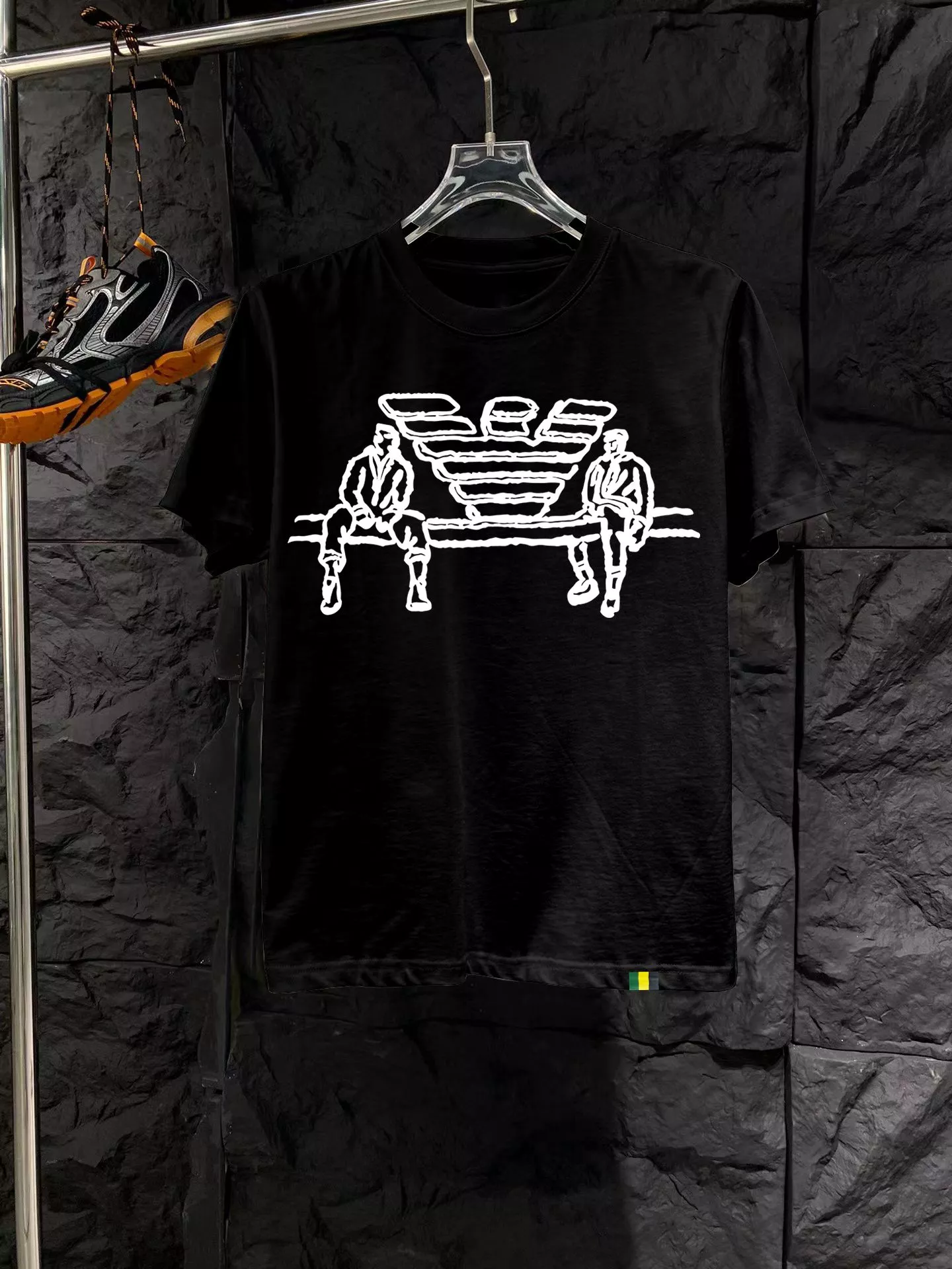 Armani T-Shirts Short Sleeved For Men Minimalist 5013