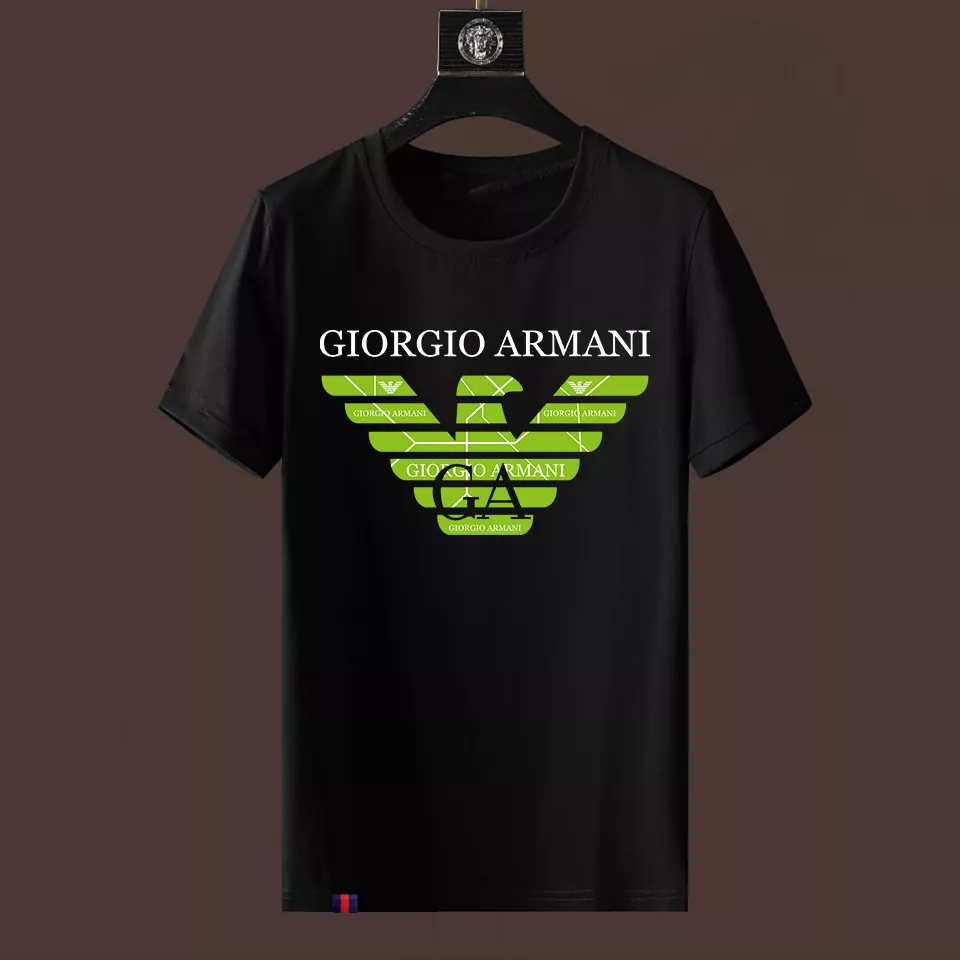 Armani T-Shirts Short Sleeved For Men Trendy 2875
