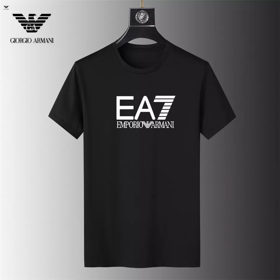 Armani T-Shirts Short Sleeved For Men Unique 6875