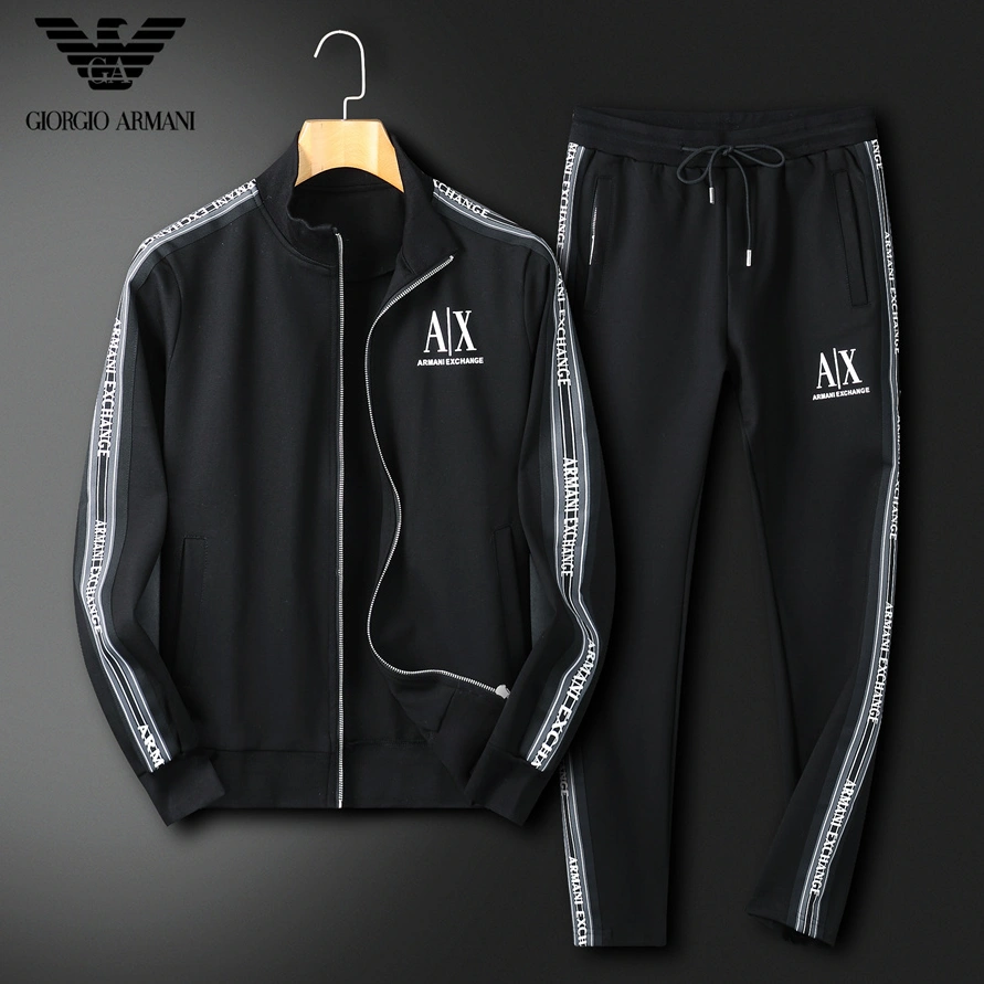 Armani Tracksuits Long Sleeved For Men Trendsetting 706