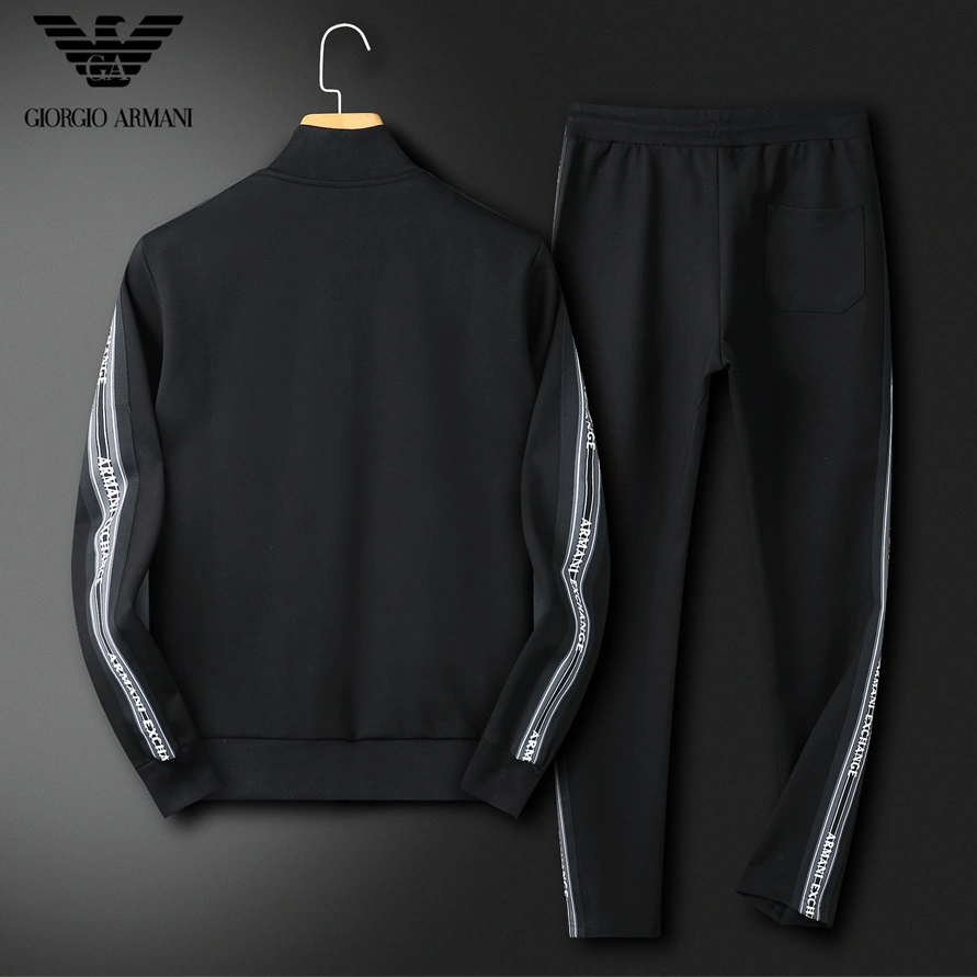 Armani Tracksuits Long Sleeved For Men Trendsetting 706