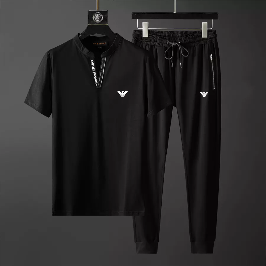Armani Tracksuits Short Sleeved For Men Bold 8464