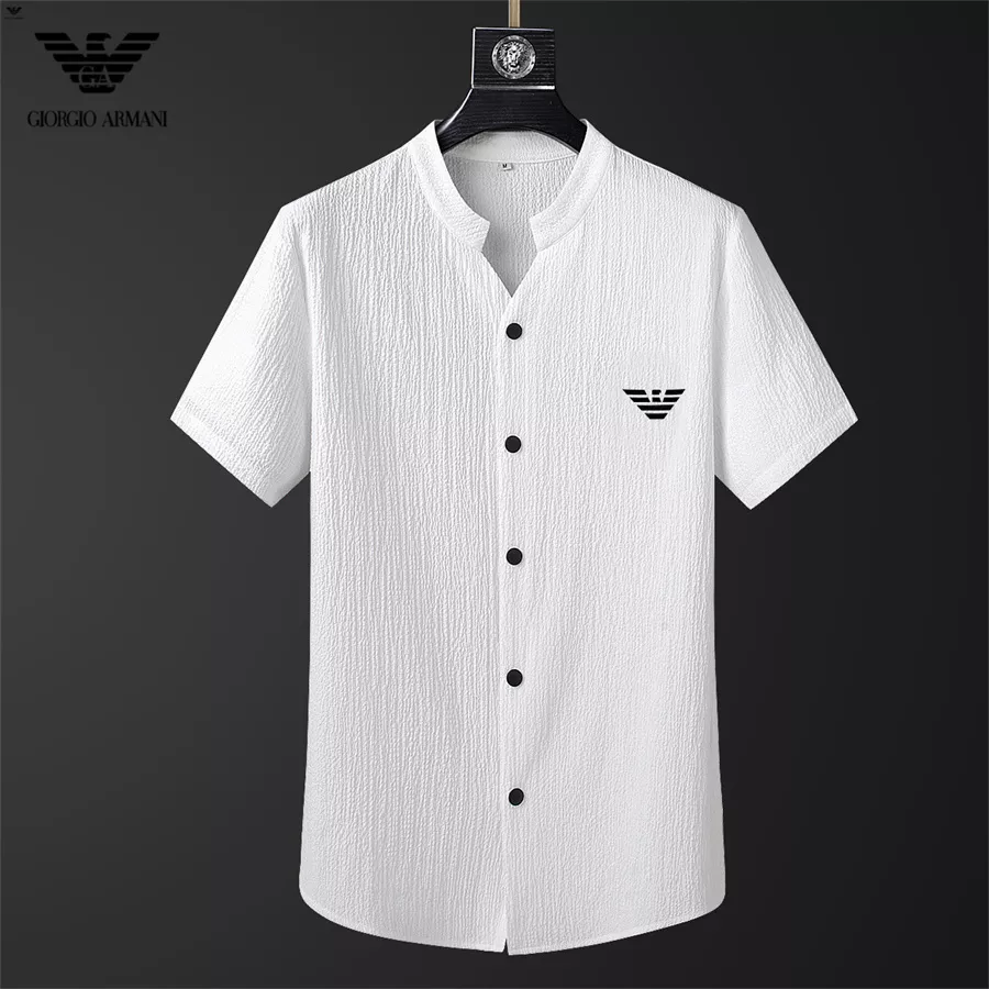 Armani Tracksuits Short Sleeved For Men Durable 8816