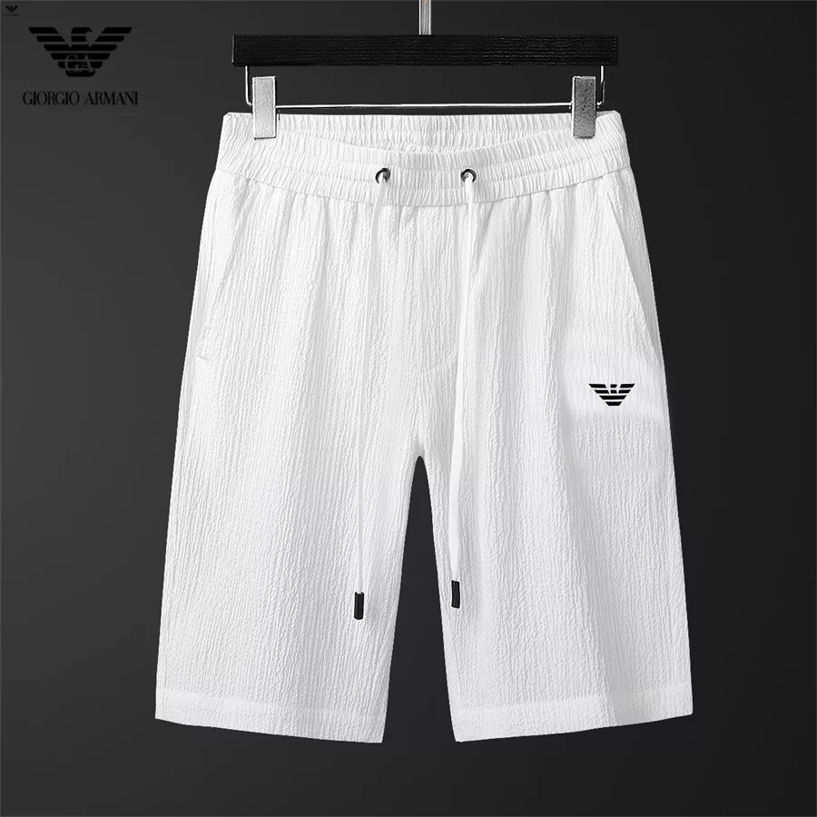 Armani Tracksuits Short Sleeved For Men Durable 8816