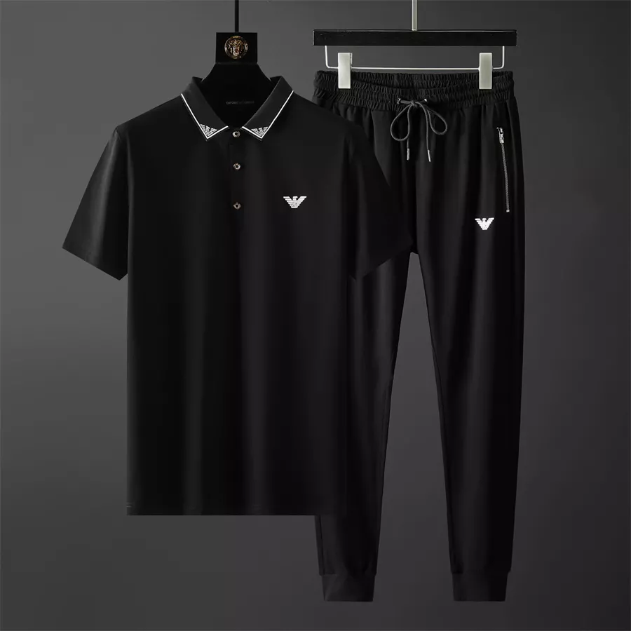 Armani Tracksuits Short Sleeved For Men Modern 6273