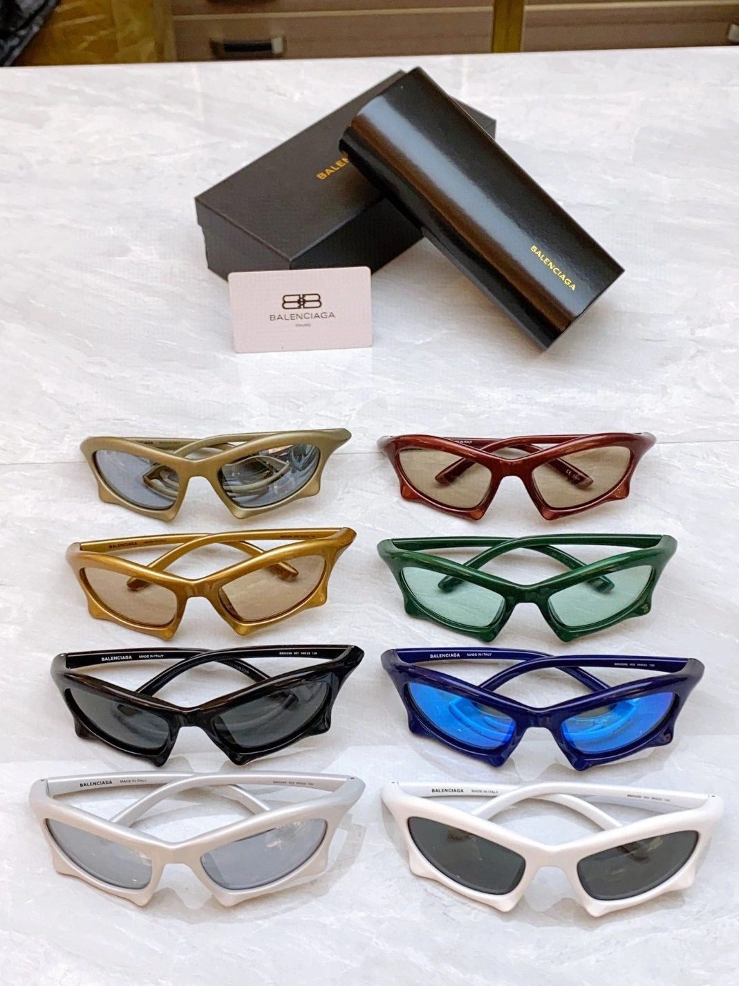 Balenciaga AAA Quality Sunglasses Cozy 490