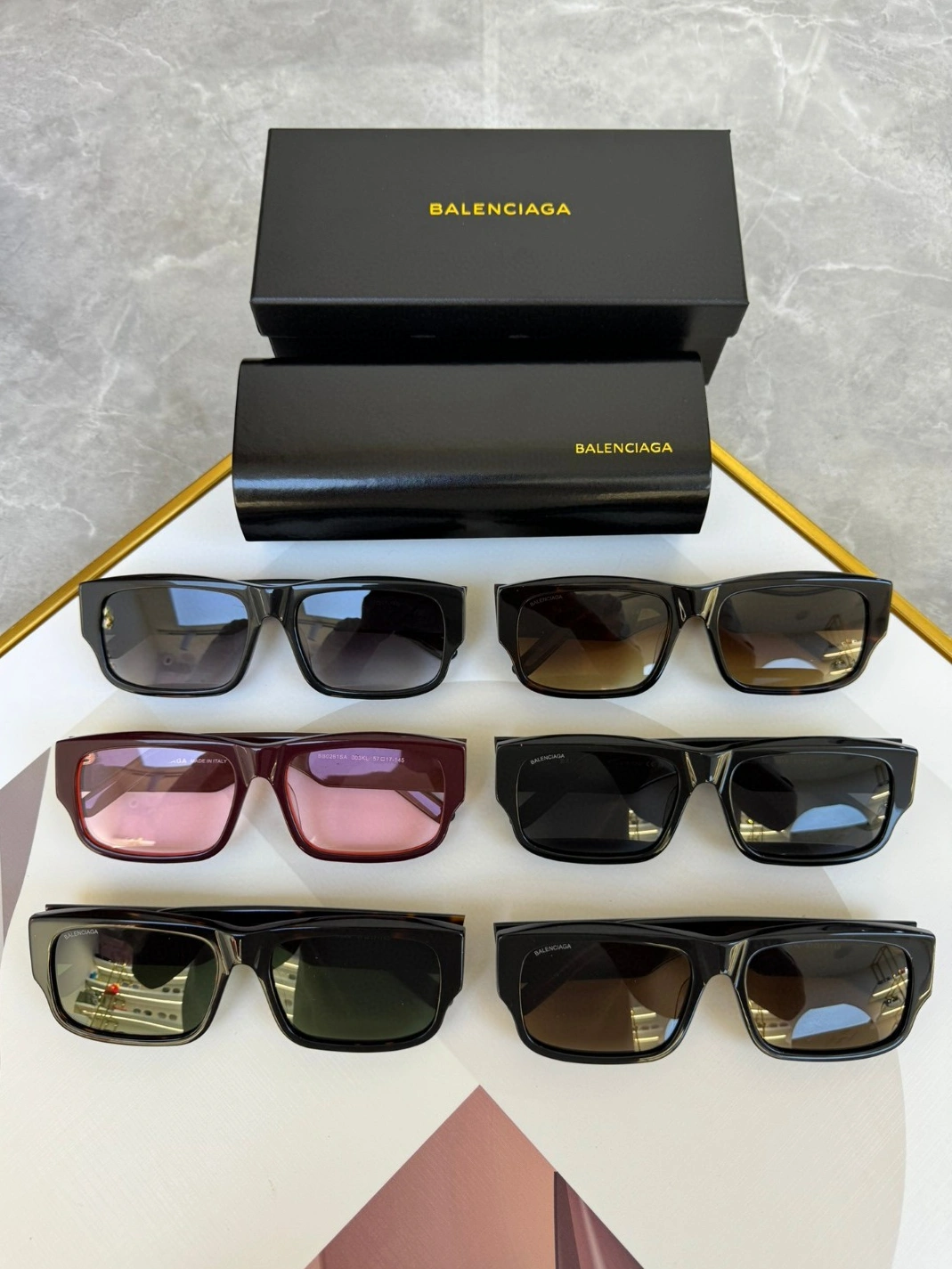 Balenciaga AAA Quality Sunglasses Flexible 3434
