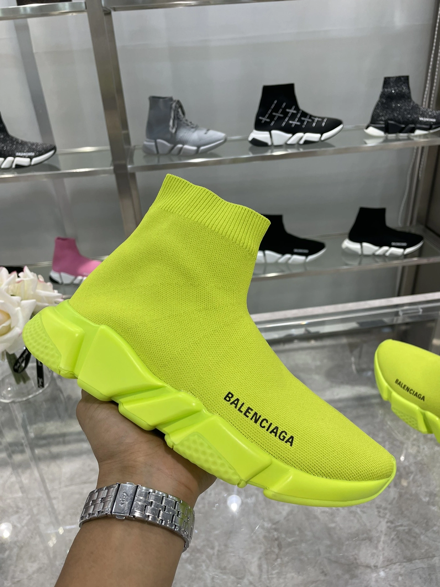 Balenciaga Boots For Women Vibrant 6131