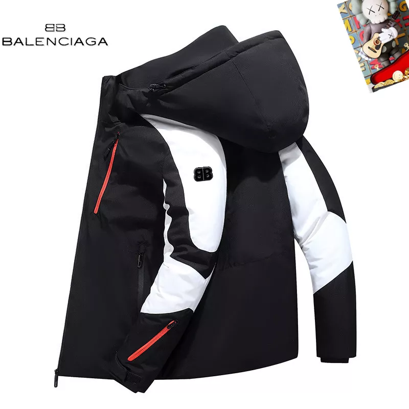 Balenciaga Down Feather Coat Long Sleeved For Men Durable 1974