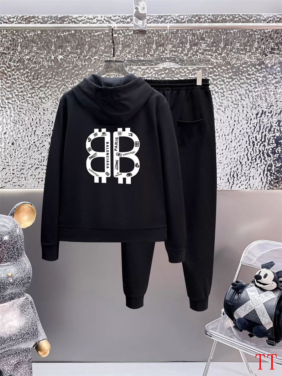 Balenciaga Fashion Tracksuits Long Sleeved For Men Bold 873