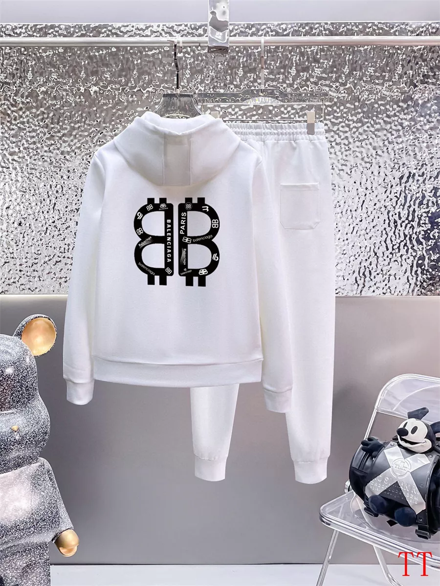 Balenciaga Fashion Tracksuits Long Sleeved For Men EasyMatch 4189