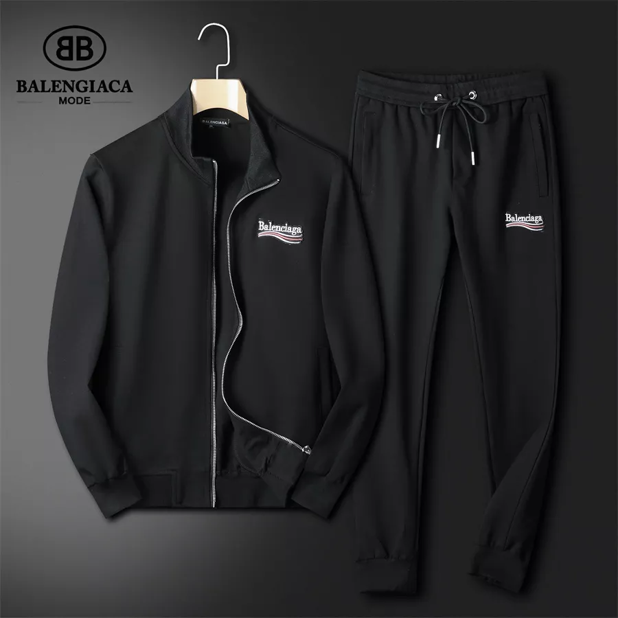 Balenciaga Fashion Tracksuits Long Sleeved For Men Efficient 5223