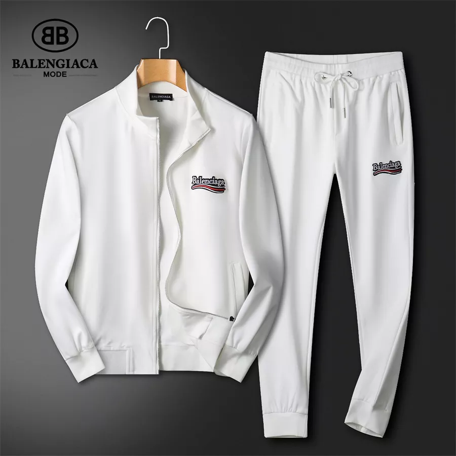 Balenciaga Fashion Tracksuits Long Sleeved For Men Timeless 3534