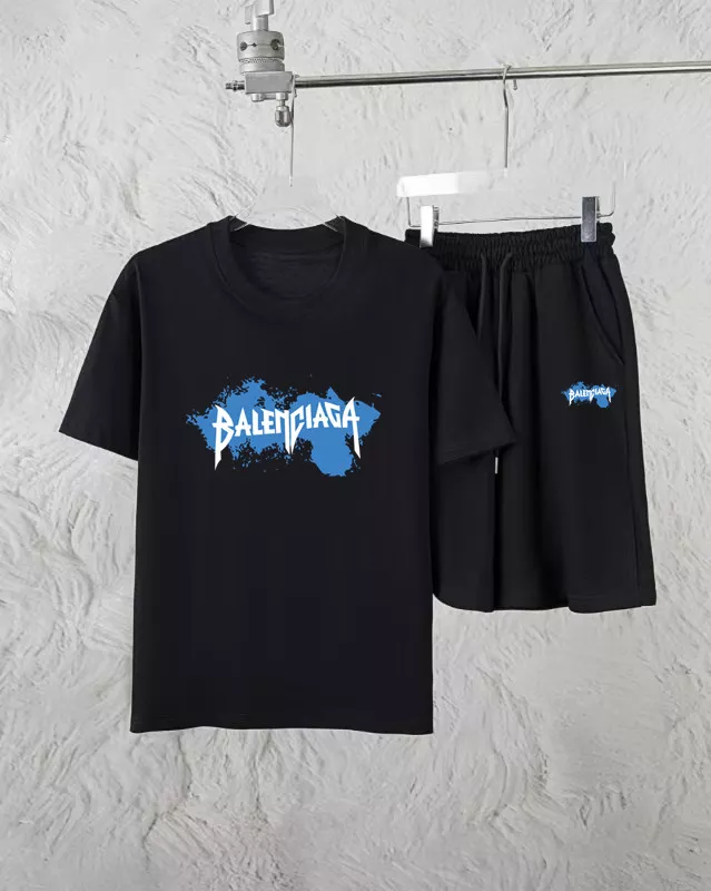 Balenciaga Fashion Tracksuits Short Sleeved For Unisex Classic 8665