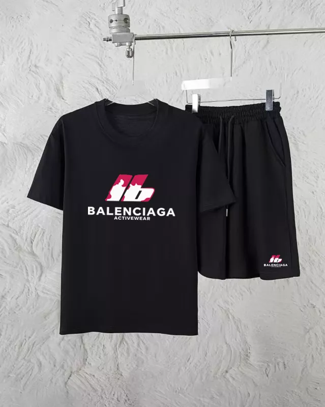 Balenciaga Fashion Tracksuits Short Sleeved For Unisex Vibrant 1330