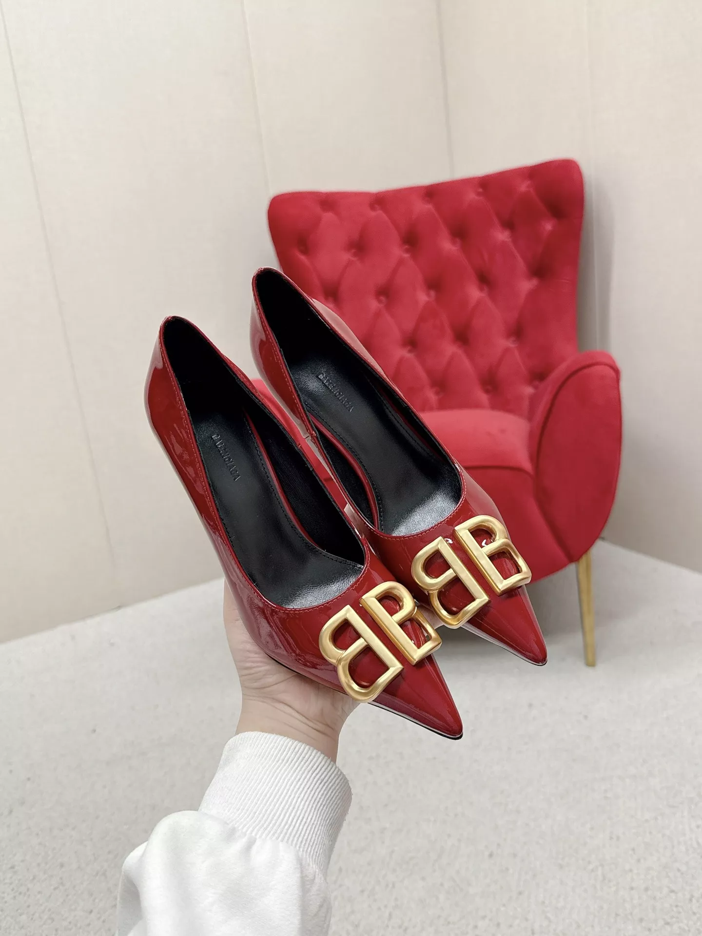 Balenciaga High-Heeled Shoes For Women EasyMatch 8377