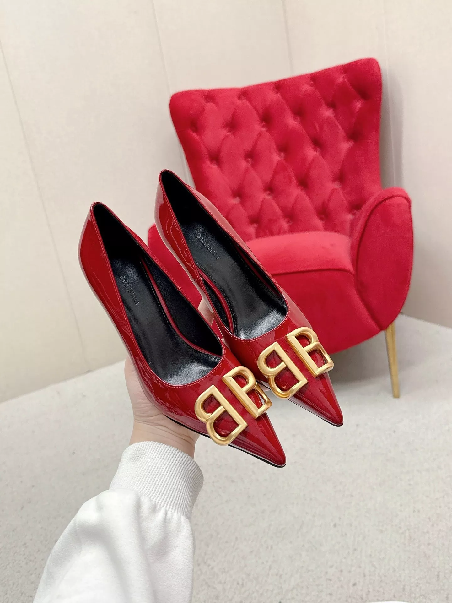 Balenciaga High-Heeled Shoes For Women Lightweight 9004