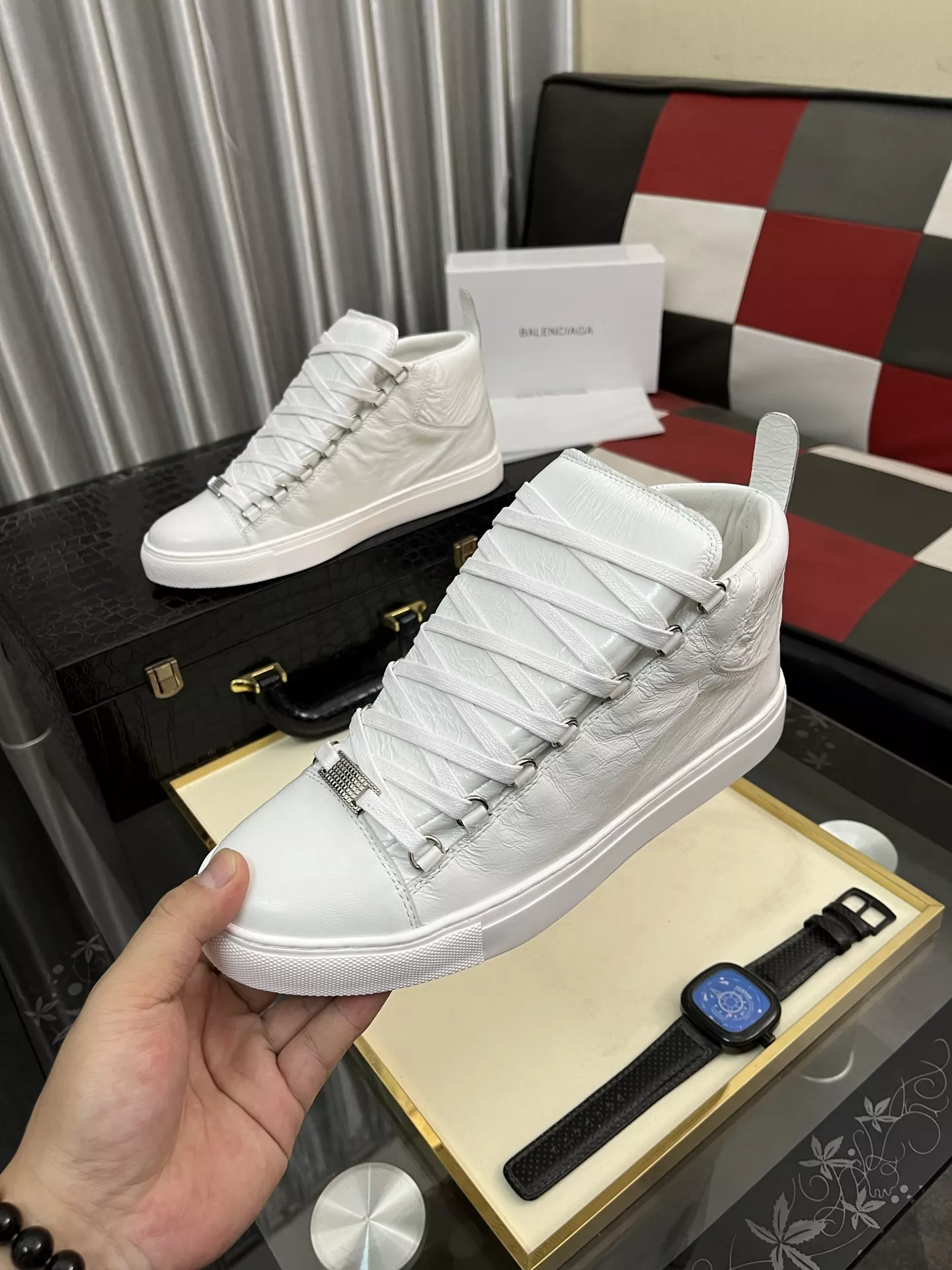 Balenciaga High Tops Shoes For Men Sleek 2987