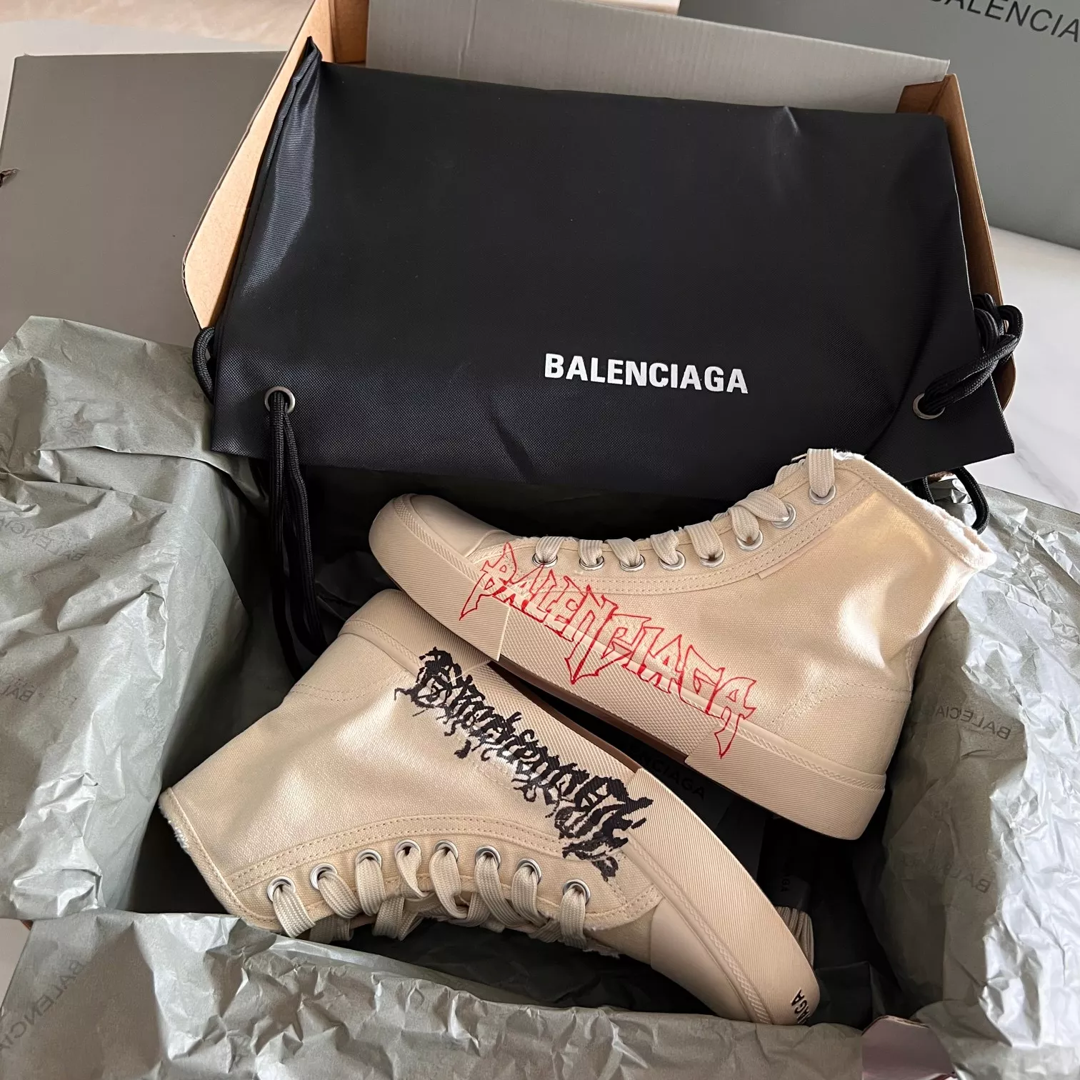 Balenciaga High Tops Shoes For Women Fashionable 7812