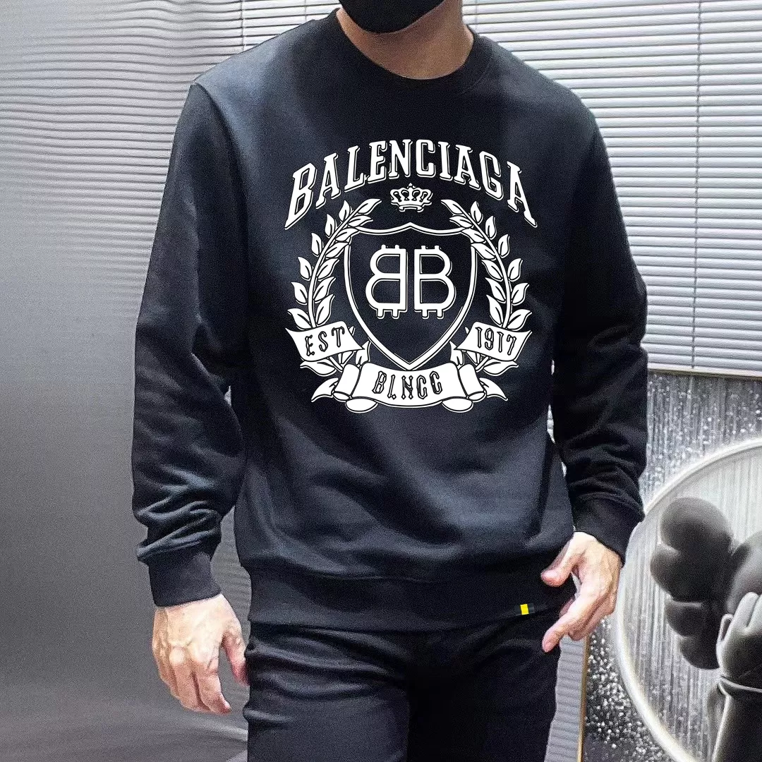 Balenciaga Hoodies Long Sleeved For Men Practical 3327